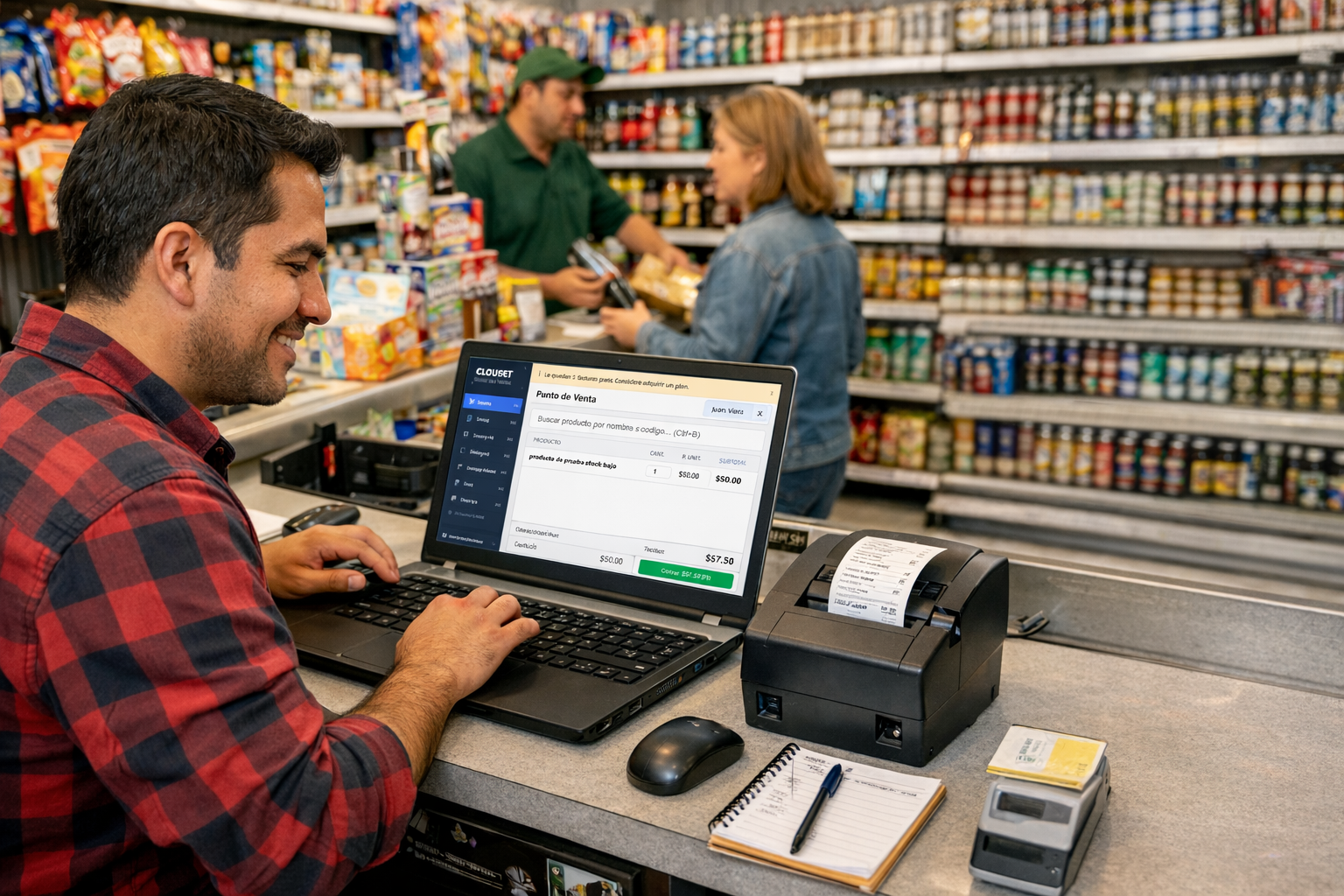 Clouget Punto de Venta - Pantalla principal